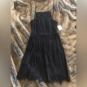 B Darlin black lace dress size 7/8